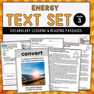 Energy: Text Set for 3rd Grade